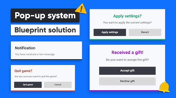 Pop-up and Notification System usage tutorial | Unreal Engine 5 Marketplace