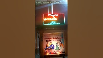 CRSU,JIND,Youthfestival,2024  #crsu #shortvideo #collegelife #crsuupdate #crsuuniversity