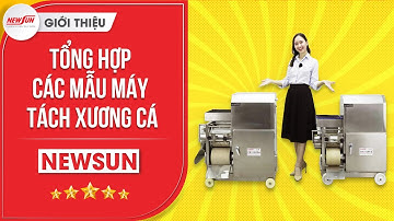 Tổng hợp các mẫu Máy tách xương cá NEWSUN: Lọc thịt cá siêu NHANH - Hiệu quả - Tiết kiệm