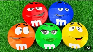 3 Minutes Satisfying with Unpacking Bright Tins with Radiant Skittles and Sweet M&M'S Candy ASMR screenshot 5