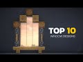 "Top 10 Window Designs in Minecraft"