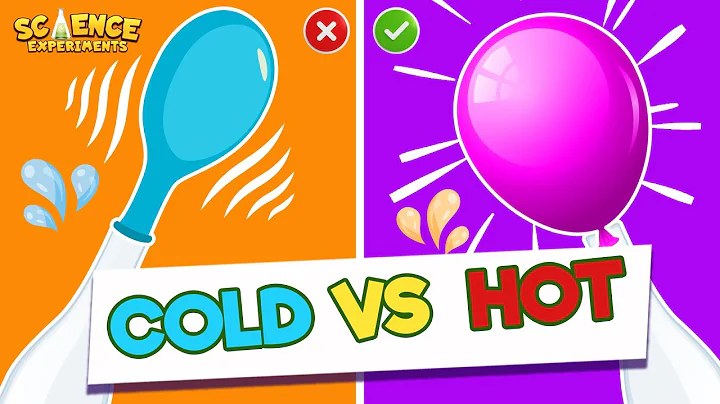 Self-Inflating Balloon | Hot And Cold Air Science Experiment For Kids | Cold And Hot Balloon Trick