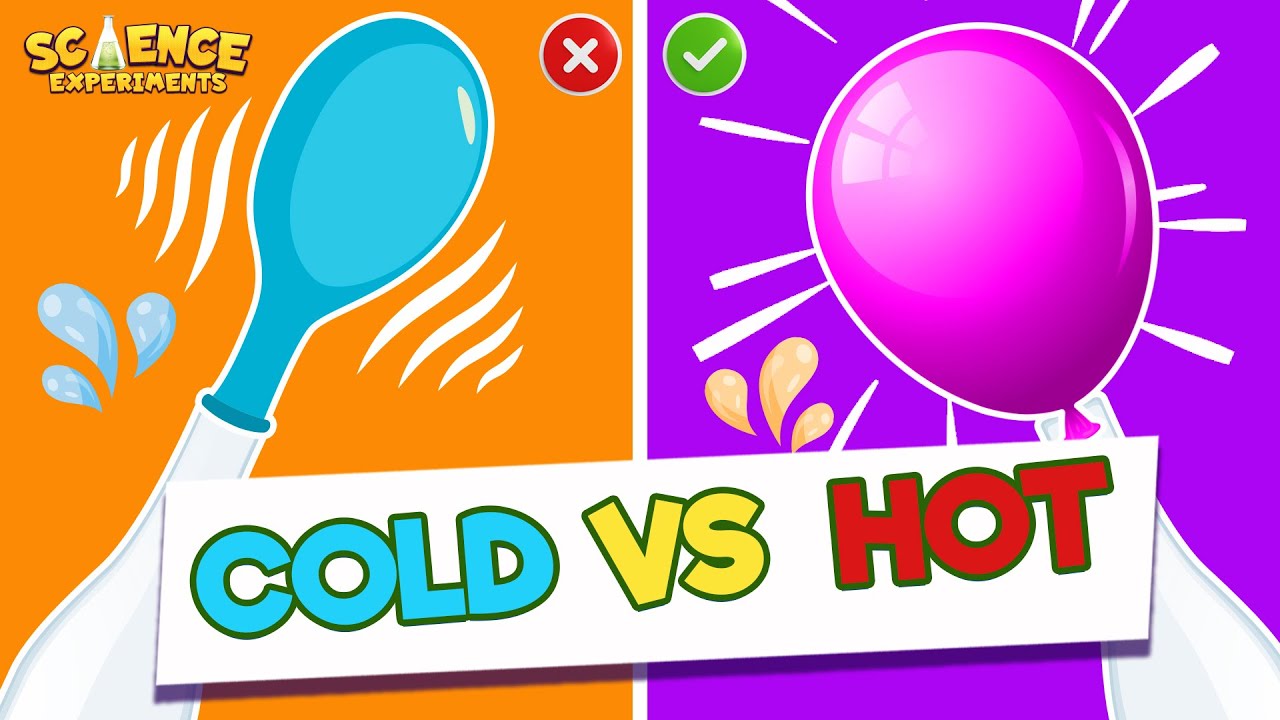 SelfInflating Balloon Hot And Cold Air Science Experiment For Kids