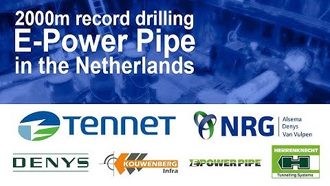 2000m record drilling E Power Pipe in the Netherlands