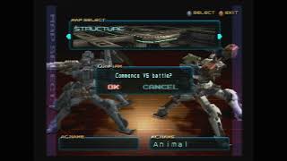 D-15 Twinhead-W - Armored Core 3 Arena (PS2 + RetroTINK-4K)