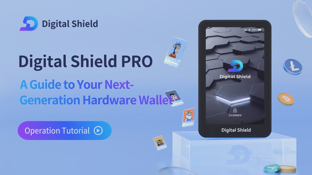 How to set up your first Digital Shield Hardware Wallet - Full Guide ...