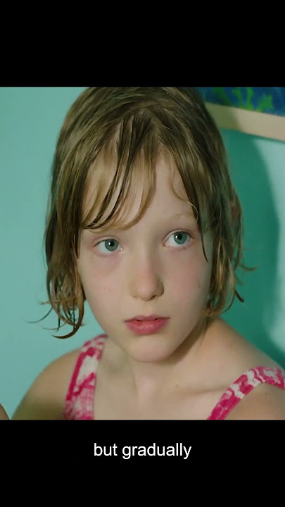 The neighbor sneaked into the girl’s room and invited Odette to play a doll game with him#movie#film