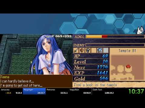 Legacy of Ys: Books I & II - Ys I speedrun in 59:48