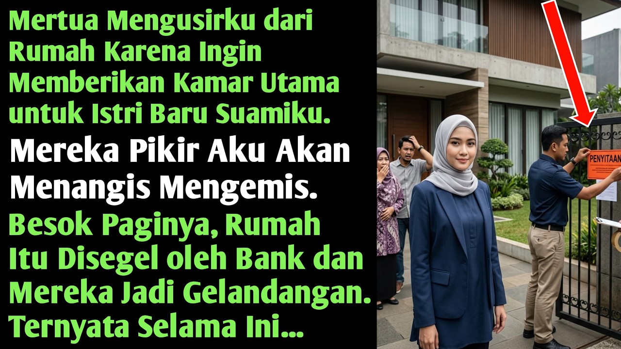 Diusir dari Kamar Utama, Besoknya Rumah Mertua Disegel Bank karena Aku Berhenti Membayar