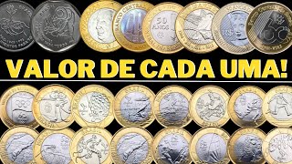 VALOR ATUALIZADO DE CADA MOEDA COMEMORATIVA DO BRASIL EM 2025!!!