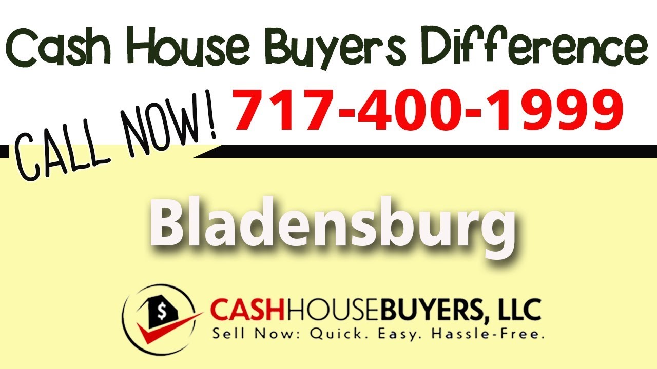 Cash House Buyers Difference in Bladensburg MD | Call 7174001999 | We Buy Houses