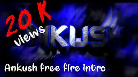 How to make intro like Ankush Free Fire on mobile || Ankush Free fire intro || Alpha free fire intro