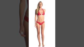Despi Fun Crochet Halter Triangle Bikini Top | SwimOutlet.com