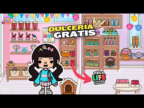🍭🍬FREE CANDY Shop in Toca Life World 🍭🍬