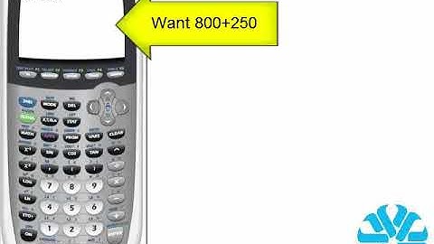 TI 83/84 Series: Basic Calculations & Editing