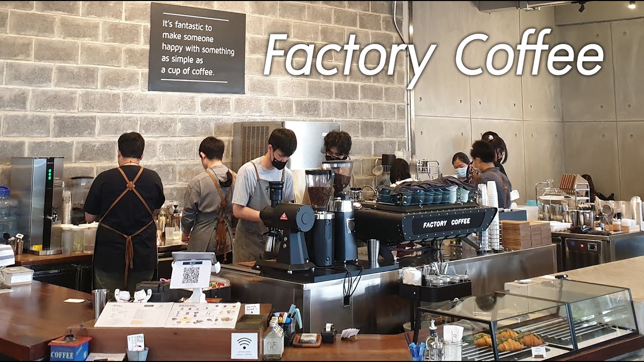 ร้านกาแฟ bts  2022  Factory Coffee ร้านกาแฟ ใกล้ BTS พญาไท | รีวิวคาเฟ่ | Travel Eat Drink Review