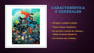 La novela gráfica. Características y diferencias con el Cómic