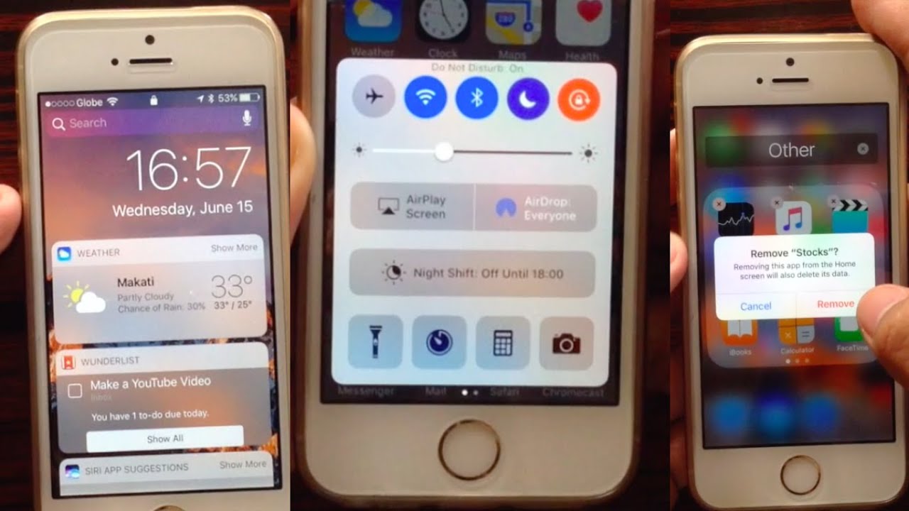 iOS 10 Features That Are Not Available on iPhone 5 and iPhone 5C