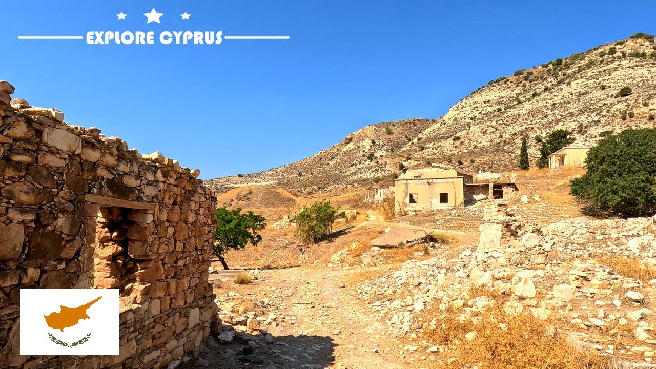 DRIVING from FOINIKAS KNIGHTS TEMPLAR VILLAGE to ANARITA VILLAGE in CYPRUS 4K (60fps)