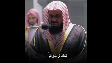 { وَلَا تَتَّبِعِ الْهَوَىٰ فَيُضِلَّكَ عَن سَبِيلِ اللَّهِ ۚ } سورة ص / سعود الشريم