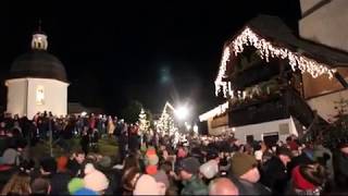Stille Nacht, Heilige Nacht Lied Kapelle Oberndorf 24 Dezember 2017