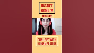 Adity Dube - UGC NET HRM & L.W Code 55