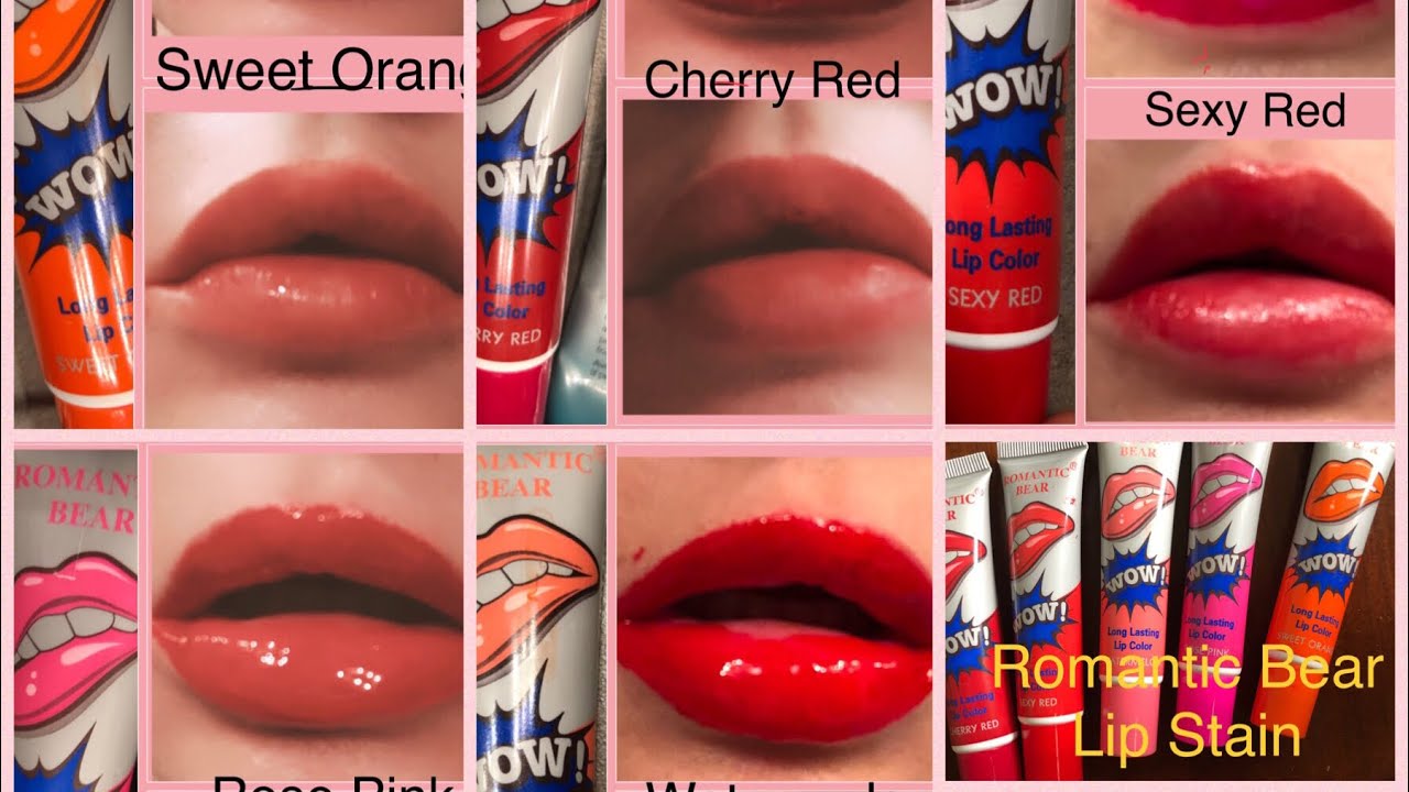 Romantic Bear Lip Stain Review YouTube