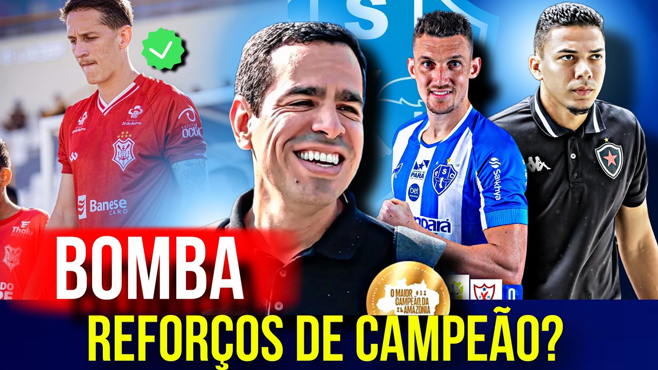 🤑🔵PRESENTE DE CAMPEÃO? PACOTÃO DE REFORÇOS NO PAYSANDU APÓS TITULO ESTADUAL? E MAIS