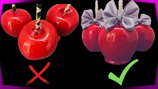 Bubble Free Candy Apples
