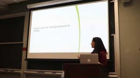 Production of the Transplutonium Elements, Susan Hogle