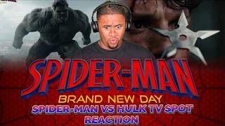 Spider-Man Brand New Day | Spider-Man VS Hulk TV Spot Reaction