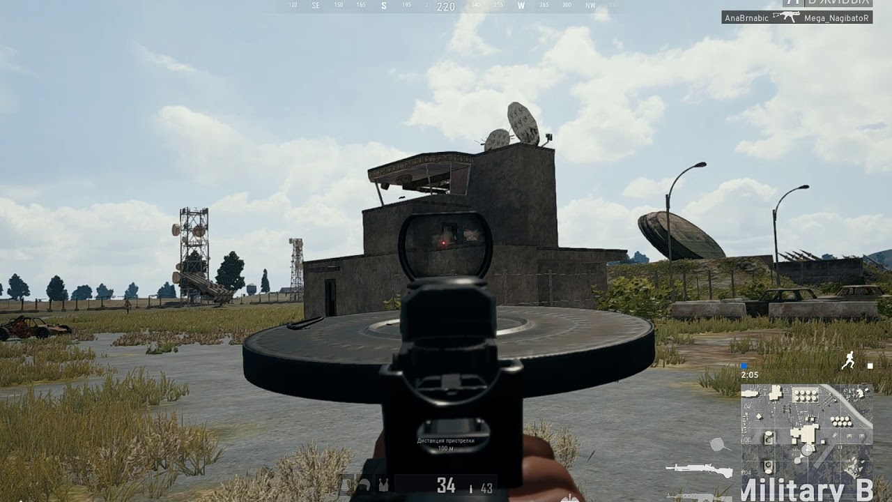 Test server for PC 1.0 в PUBG - пулемет отстой!