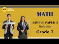 CLASS 7 - Math - NOF Sample paper solution - 3
