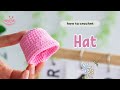 #065 | Hat Amigurumi | How To Crochet Keychains Amigurumi | @1-minami