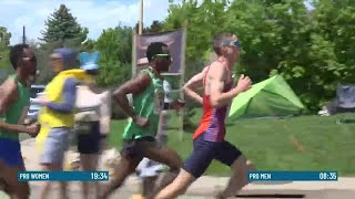 Pro Women's & Men's races at 2026 BOLDERBoulder