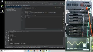 XDAC Sinusoidal and Sawtooth Signals via SCPI