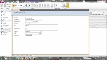 Access 2010 Modify control and add calculation.wmv