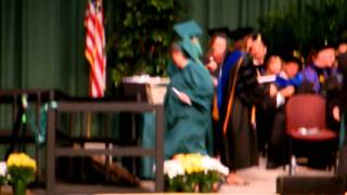 Katie's graduation walk