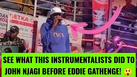 MAAJAB! See What THIS Instrumentalists Did John Njagi Before Eddie Gathenge Performance!