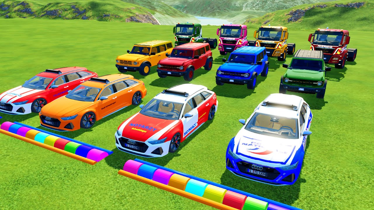 Police Cars, Fire Trucks & Ambulances to the Garage | FS22