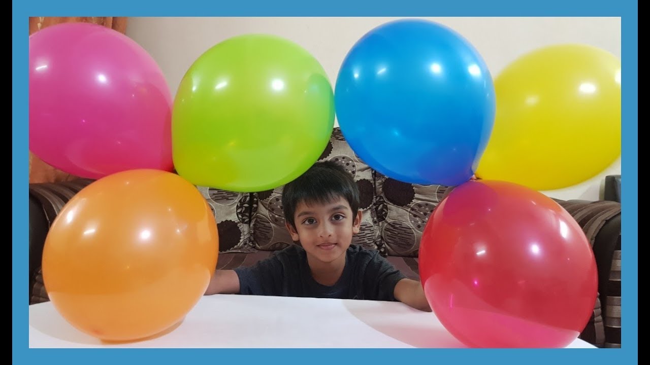 Learn colors with balloon popping | pop balloon for kids.