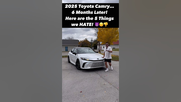 Five Things We *Hate* About Our 2025 Toyota Camry After 6 Months...