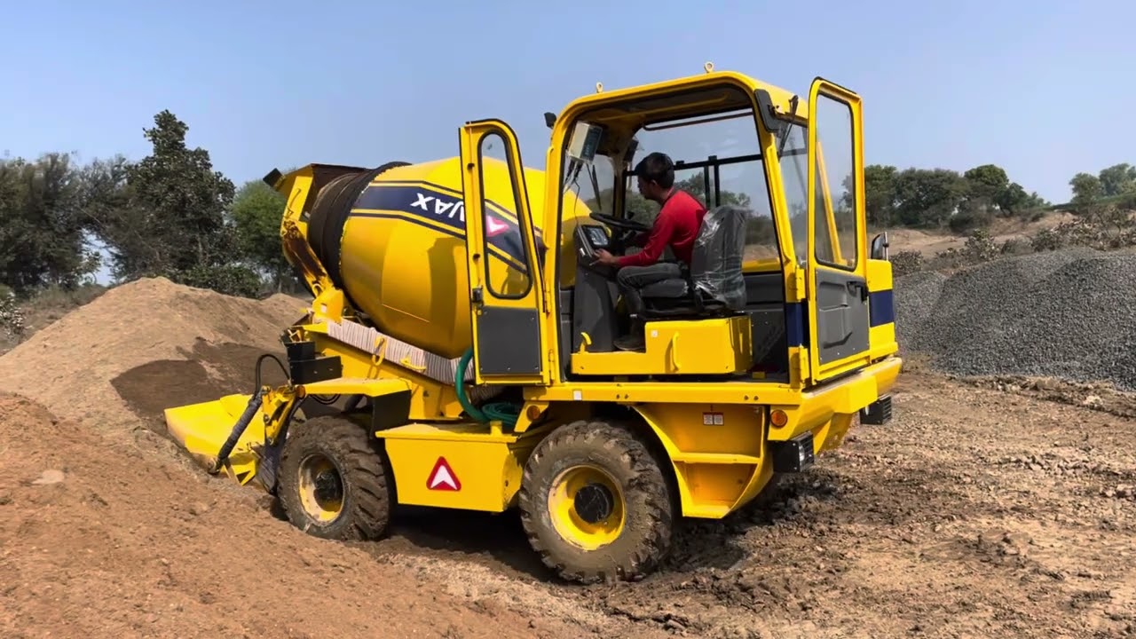 Pcc concrete work by ajax feuri on bridge pier 🚜🚜🚜🚜