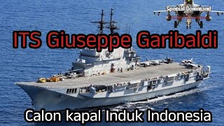 Profil calon kapal induk pertama Indonesia Its Giuseppe Garibaldi #short #kapalinduk #tnial 