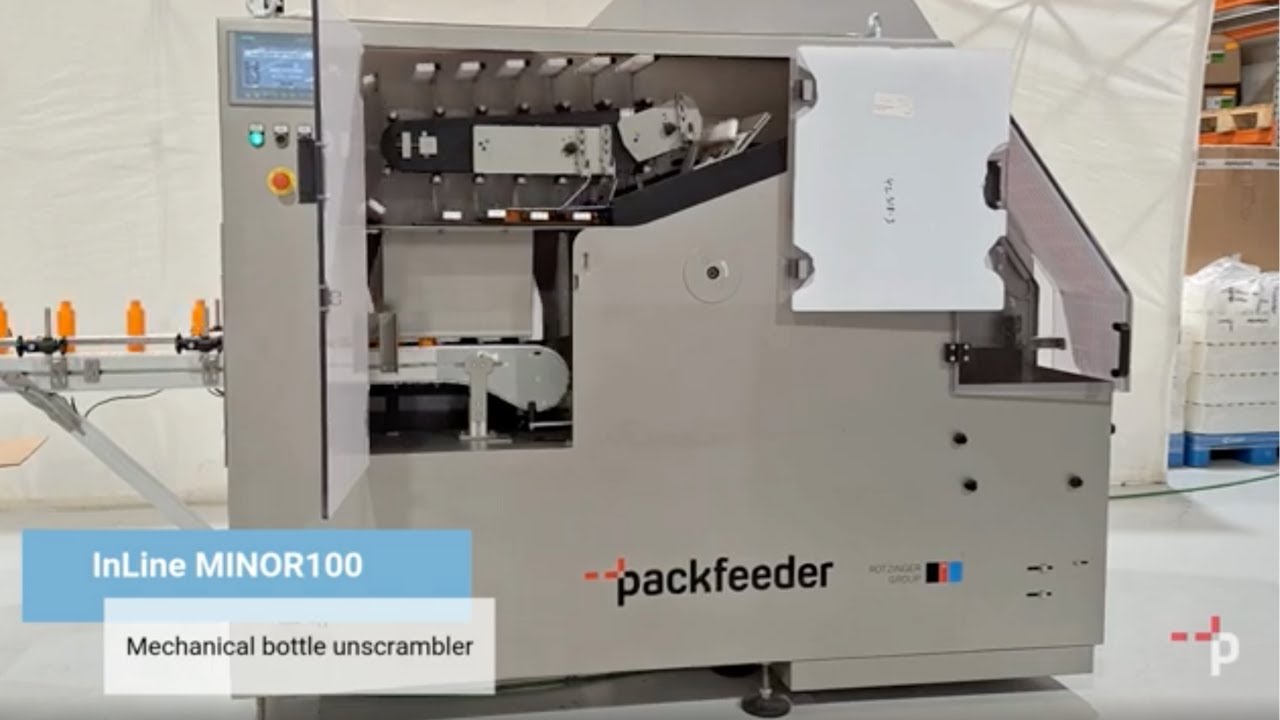 Mirror concept bottle unscrambler  - MINOR 100