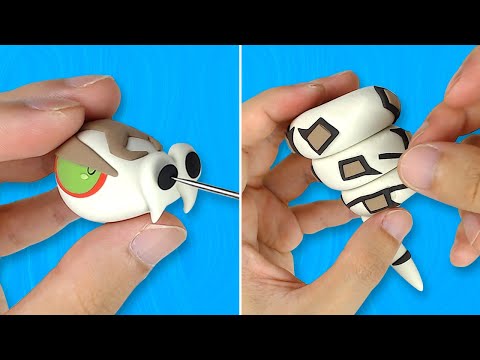 Pokémon Sword &amp;amp; Shield Clay Art: Sandaconda!! Ground-type Pokémon [satisfying video]