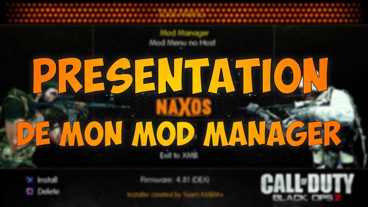 Présentation de mon Mod Manager BO2 Présentation de mon Mod Manager BO2 -