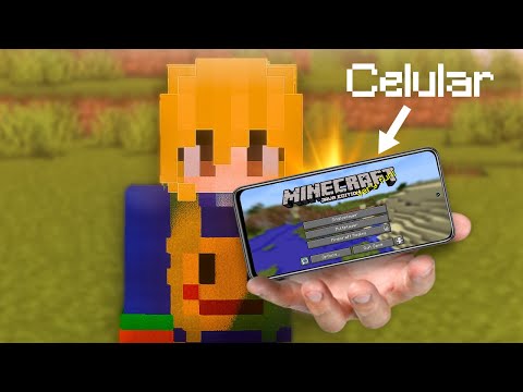 I played MINECRAFT JAVA on a CELL PHONE.
