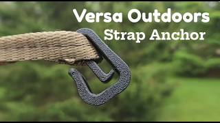 Introducing the STRAP ANCHOR.  Connect your cam strap to your platform where you want to secure gear
