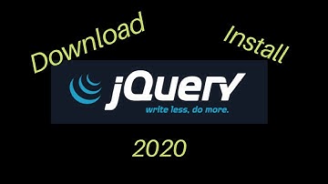 How to download and install jQuery